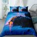 Summer Palm Trees Bedding Set King Double Full Twin Single Size Duvet Cover Pillow Case Bed Linen Set