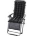 Lounge Chair Cushion Tufted Soft Outdoor Rocking Seat Deck Chaise Pad W/ Ties