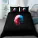 Summer Palm Trees Bedding Set King Double Full Twin Single Size Duvet Cover Pillow Case Bed Linen Set