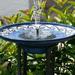 New Solar Fountain 1.5W Bird Bath Fountain Garden Decoration Garden Decoration Solar Fountain for Outdoor Mini Pond