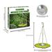 myvepuop Bird Feeders Hanging Bird Bath Bird Bath Bird Feeder 2 In 1 Hanging Bird Feeder & Bird Bath For Outside Hanging Bird Baths For Outdoors Yellow One Size