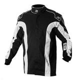 K1 RaceGear 21-TR2-NW-XS Triumph 2 SFI Auto Racing Jacket Black/White - XS 44