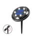 Apmemiss Solar Lights Outdoor Clearance 10 LED Solar Buried Lights Solar Buried Lights Outdoor Plastic Garden Decoration Ground Inserted Lights Buried Lights Clearance Items
