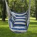 1pc Canvas Hammock Chair - Indoor/Outdoor Swing with Opp Sealed Bag - Garden Furniture for Leisure and Relaxation