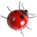 Seven Star Ladybug Ornament Garden Decor Holiday Gift Backyard Decorations Metal Wall Art Outdoor Simulated Crafts