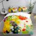 Fluid Sunflower Blue Duvet Cover Set King Double Full Twin Single Size Duvet Cover Pillow Case Bed Linen Set