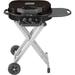 NANYUN RoadTrip 225 Portable Stand-Up Propane Grill Gas Grill with Push-Button Starter Folding Legs & Wheels Side Table & 11 000 BTUs of Power for Camping Tailgating Grilling & More