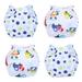 KEINXS 4 Pack Potty Training Pants for Boys Girls Learning Designs Training Underwear Pants for 6-12 months Boys Girls(2 * Blue Dots+2 * Cars)