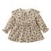 Ydojg Toddler Girls Fall Winter Dresses Long Sleeve Floral Prints Lace Ruffles Dress Dance Party Dresses Clothes 2-3 Years