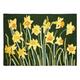 Liora Manne Frontporch Daffodil Indoor Outdoor Area Rug Green