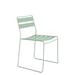 iSiMAR Portofino Stacking Patio Dining Side Chair Metal in Green | 31.5 H x 19.7 W x 19.3 D in | Wayfair 8001_VA