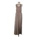 TOBI Cocktail Dress - Maxi: Gray Dresses - Women's Size Medium