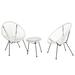 Ebern Designs Dejerinett 3 Piece Seating Group Plastic | Outdoor Furniture | Wayfair 899B0D1A55AF498AB6015D3728FDD69A