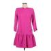 Victoria Beckham for Target Casual Dress - Fit & Flare: Pink Solid Dresses - Women's Size X-Small