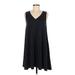 Sigrid Olsen Casual Dress: Black Dresses - Women's Size Medium