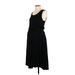 Gap - Maternity Casual Dress - Midi: Black Solid Dresses - Women's Size Small
