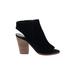 Dolce Vita Heels: Black Solid Shoes - Women's Size 9 - Peep Toe