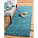 White 30 x 1.5 in Area Rug - Winston Porter Bethane Deep Aqua Blue Area Rug Polypropylene | 30 W x 1.5 D in | Wayfair