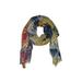 Lulla by Bindya Scarf: Blue Acid Wash Print Accessories