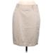 White House Black Market Casual Skirt: Tan Solid Bottoms - Women's Size 6