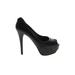 Stuart Weitzman Heels: Black Shoes - Women's Size 8 1/2