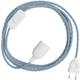 SnakeBis Twisted - Câblage avec douille et câble textile tressé 1.8 Mètres - TC53 - E14 - TC53
