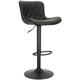 Tabouret Aland, noir