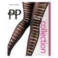 Pretty Polly Womens Slashed Tights - Black - One Size