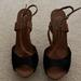 Jessica Simpson Shoes | Jessica Simpson Size 10 Black And Brown Wooden Style Heels | Color: Black/Brown | Size: 10