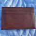 Coach Accessories | Coach Brown Leather Money Clip & Credit Card Wallet Gorgeous Brown Leather Vguc | Color: Brown | Size: Os