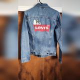 Levi's Jackets & Coats | Levi's X Peanuts Denim Trucker Jacket, Men's Size Small | Color: Blue | Size: S