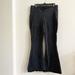 Nine West Jeans | Nine West High Rise Flared Bell Bottom No Button Black Jeans Size 14 | Color: Black | Size: 14