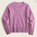 J. Crew Sweaters | J. Crew 100% Cashmere Purple Classic-Fit Crewneck Sweater | Color: Purple | Size: Xl