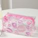 Pink Victoria's Secret Makeup | Nwot Pink Lips Cosmetic Clear Bag | Color: Pink | Size: Os