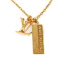 Louis Vuitton Jewelry | Auth Louis Vuitton Pendant Dj #117057l36b | Color: Gold | Size: W:0.5" X H:0.5" X D:0.1"