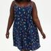 Torrid Dresses | 2/$22 Tropics Print Trapeze Mini Dress | Color: Blue | Size: Various