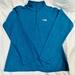 The North Face Tops | Ladies North Face 1/2 Zip Pullover 100% Polyester Medium Blue Lightweight | Color: Blue | Size: M