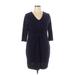 Lane Bryant Casual Dress - Sweater Dress: Blue Dresses - Women's Size 14 Plus