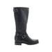 FRYE Boots: Black Print Shoes - Women's Size 6 1/2 - Round Toe