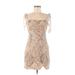 Free People Casual Dress - Bodycon: Tan Dresses - New - Women's Size 6