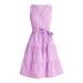 J. Crew Dresses | J. Crew Nwt Faux Wrap Sleeveless Tiered Skirt Dress Sz 6 In Bright Lilac | Color: Purple | Size: 6