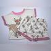 Disney Pajamas | Disney 100 Bambi & Thumper 2t Besties Forever Pajama Shorts Set | Color: Cream/Pink | Size: 2tg