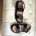 Madewell Shoes | Madewell Quilted Platform Sandals Size 9, Black Leather, New, Never Worn, In Box | Color: Black | Size: 9
