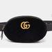 Gucci Bags | Authentic Gucci Black Matelasse Velvet And Leather Mini Belt Bag | Color: Black | Size: Os