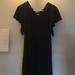 Zara Dresses | Off The Shoulder Black Midi Dress | Color: Black | Size: S