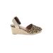 Style&Co Wedges: Brown Leopard Print Shoes - Women's Size 7 - Almond Toe