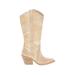 Dolce Vita Boots: Ivory Shoes - Women's Size 6 1/2 - Almond Toe