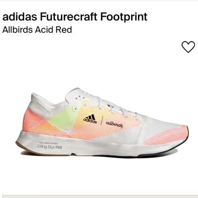 Adidas Shoes | Adidas Allbirds X Adizero 2.94 Kg Co2e 'Acid Red' Gy6185 | Color: White/Yellow | Size: 12.5