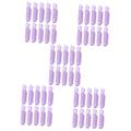 FRCOLOR 50 Pcs Hair Curler Hair Pin Hair Crimping Tool Big Hair Rollers for Volume Waver Hair Tool Hair Root Plastic Automatic Curling Wand Bangs Hair Tool Abs Mini Purple Clip