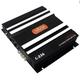 Soymilk 3800 W Car Amplifier 2 Channel Black Aluminum Alloy High Power Car Stereo Audio Power Amplifier for Car Subwoofer Easy to Use Black